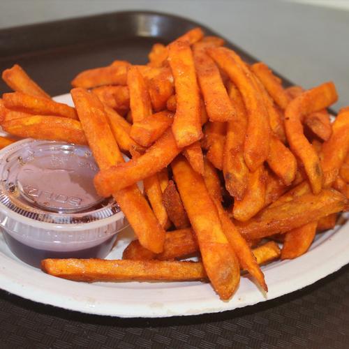 Sweet Potato Fries, w/Maple Syrup